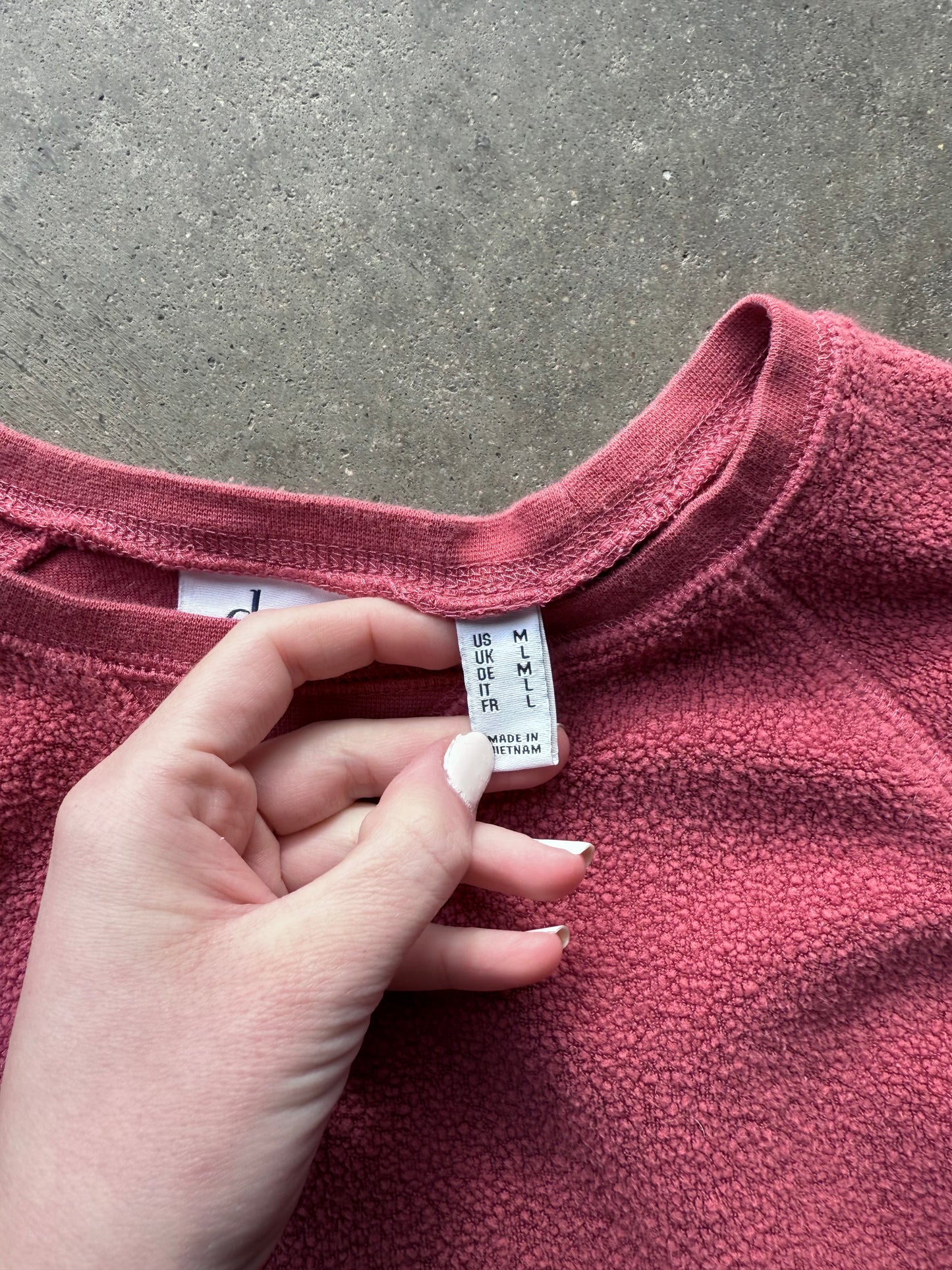 Terry Cloth Crew - M