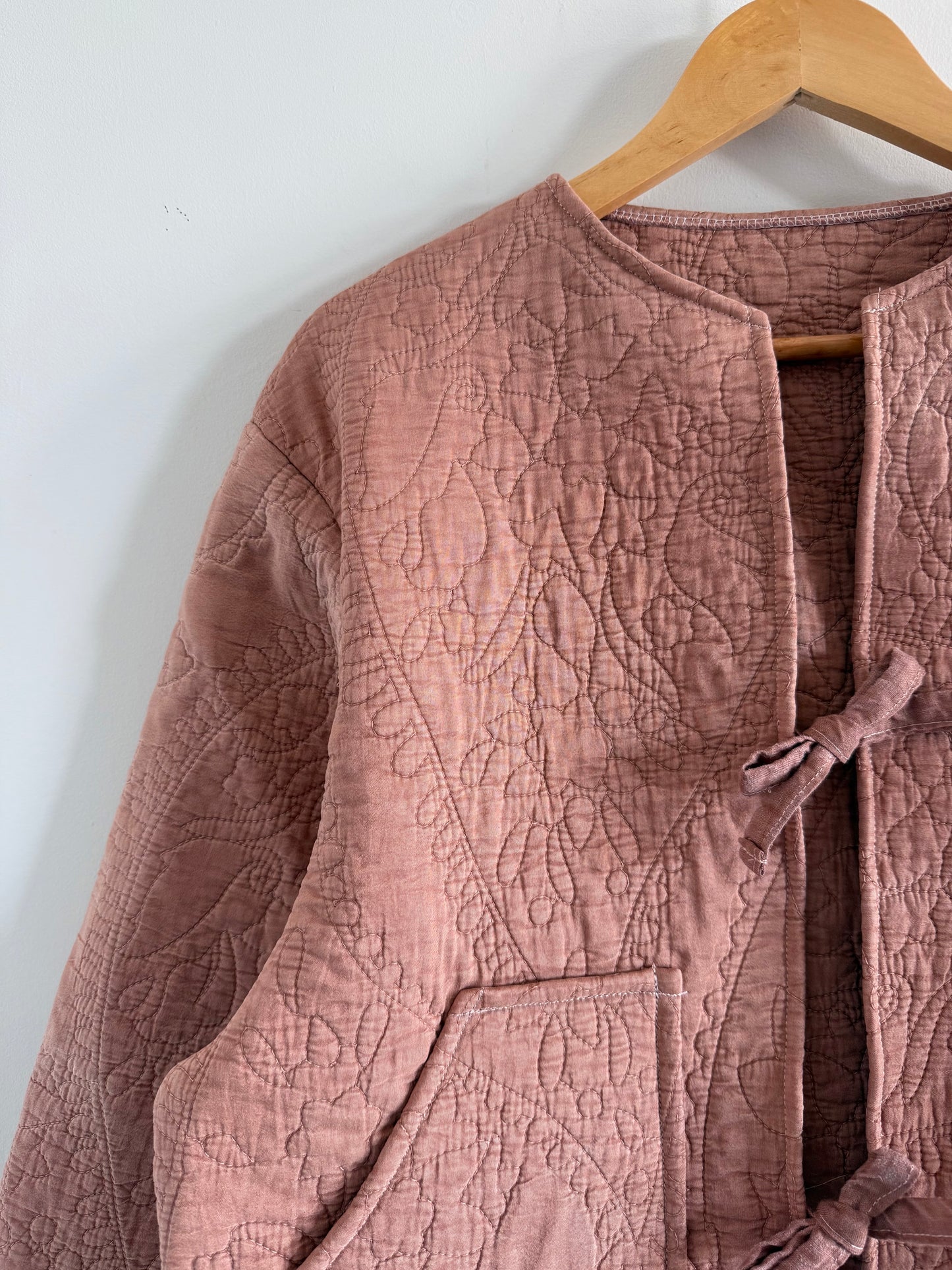 Quilt Tie Jacket - S