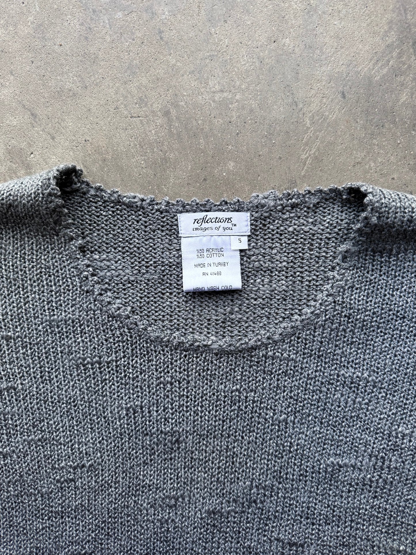 Crochet Sweater - S