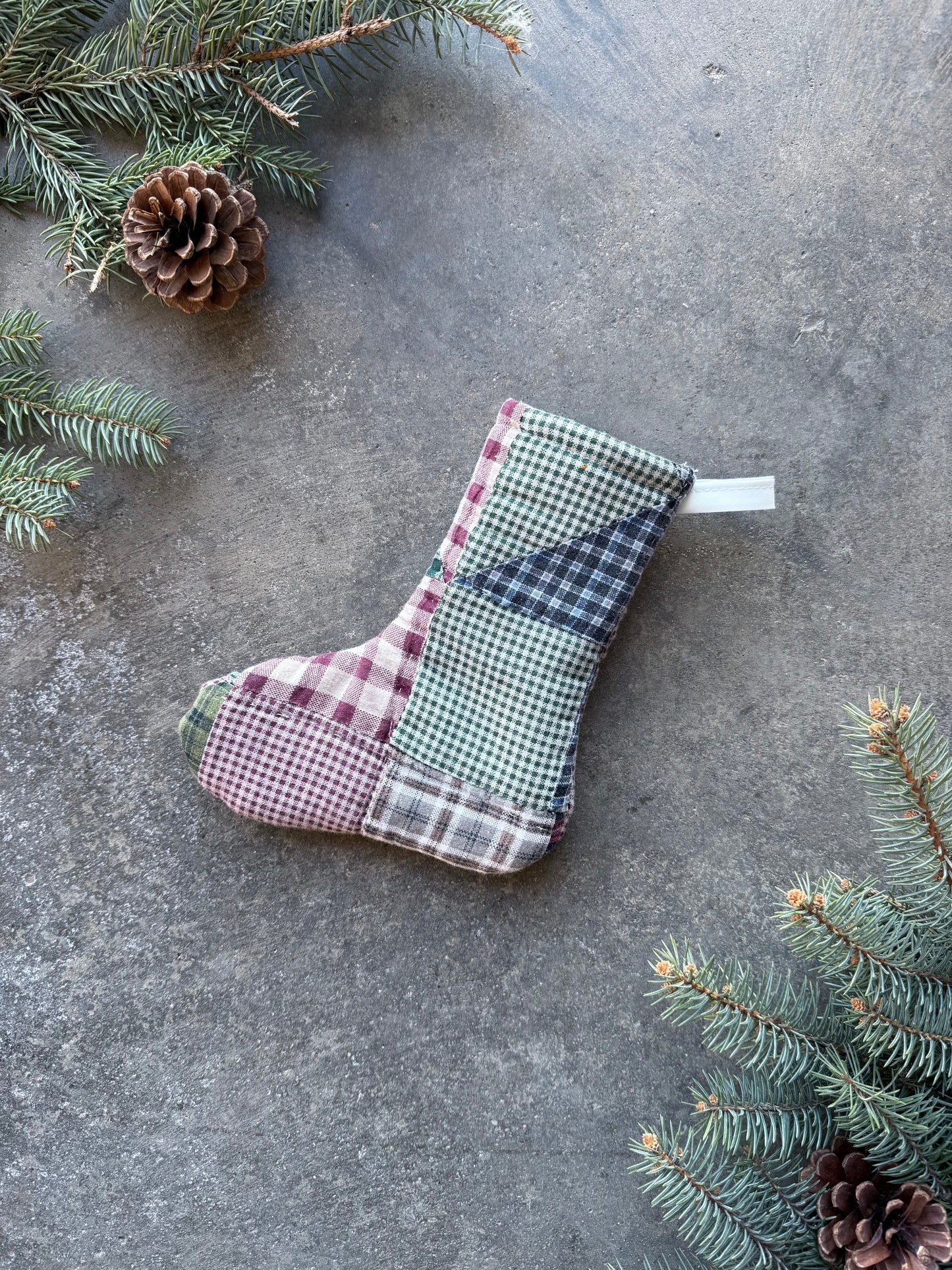 Mini Quilt Stocking