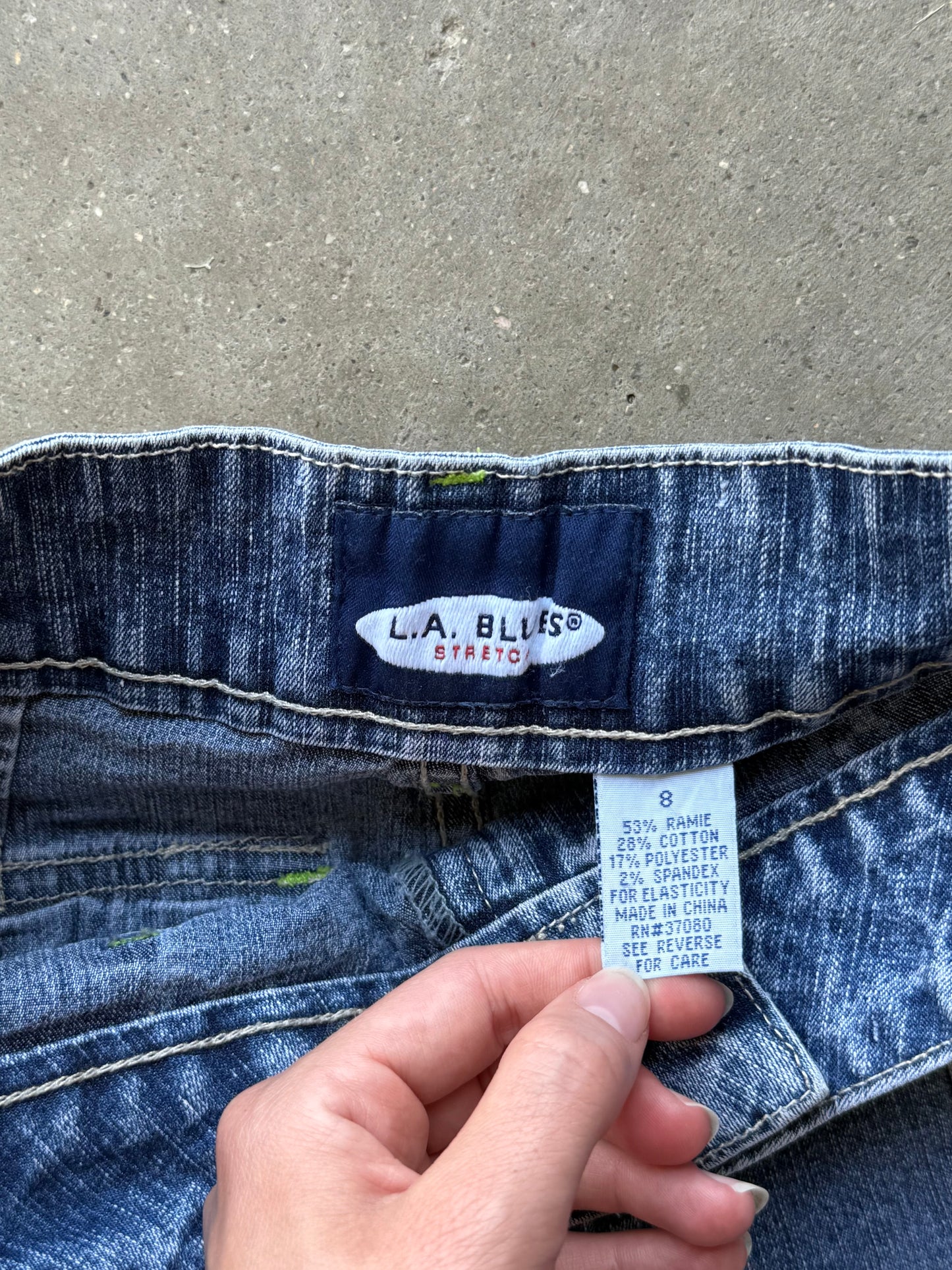 Cargo Denim Shorts - 28x4.5