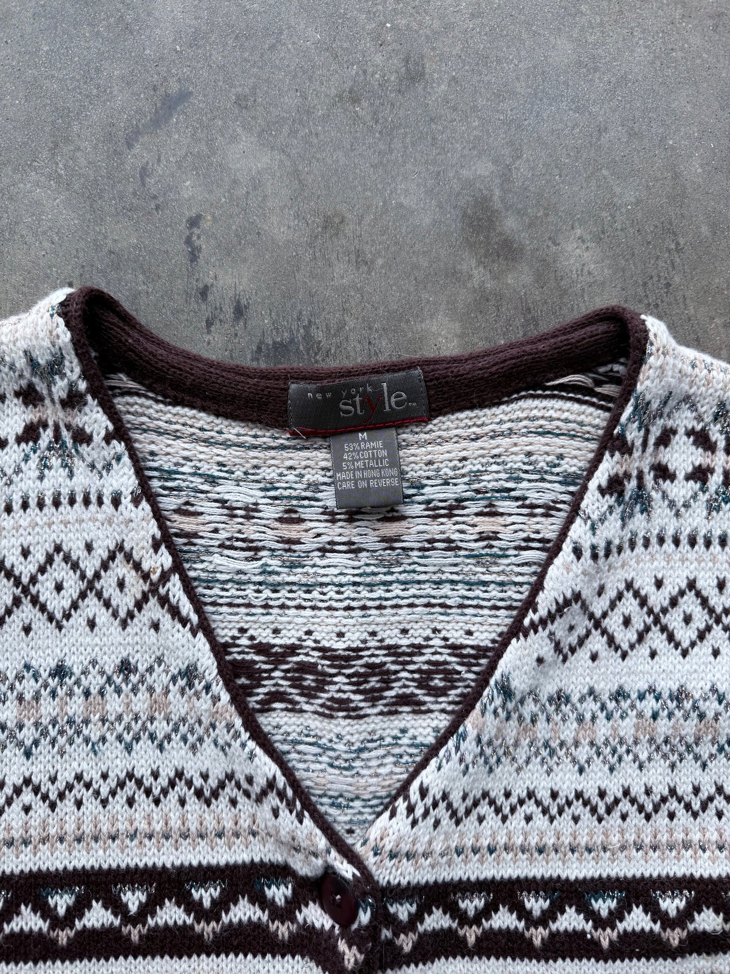 Nordic Sweater Vest - M