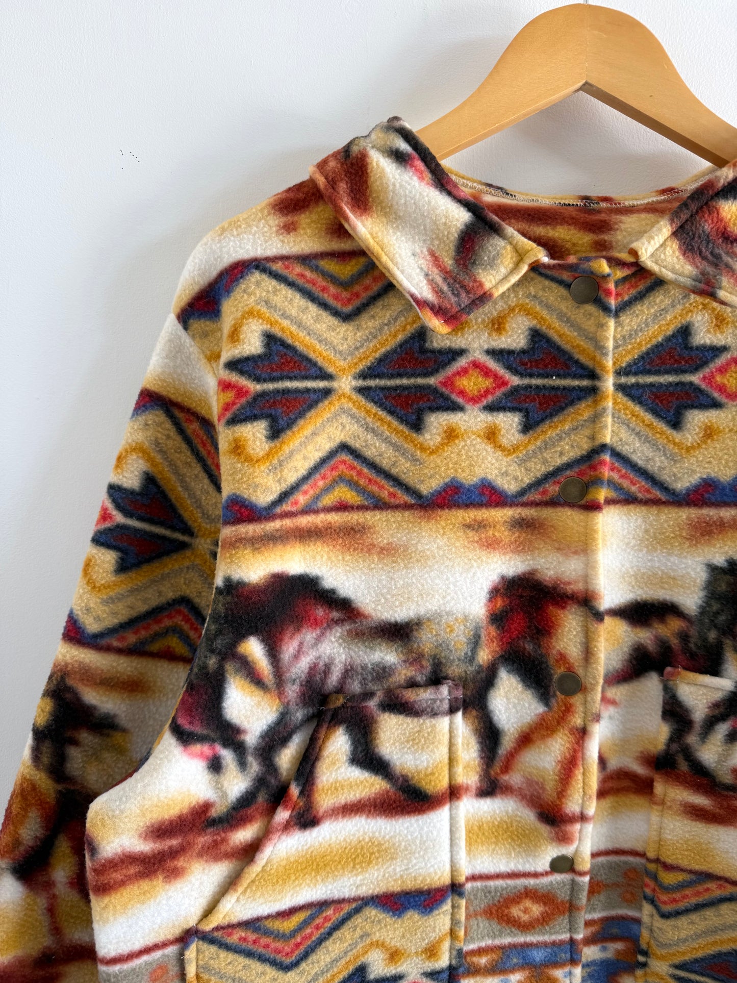 Blanket Button Snap Jacket - S