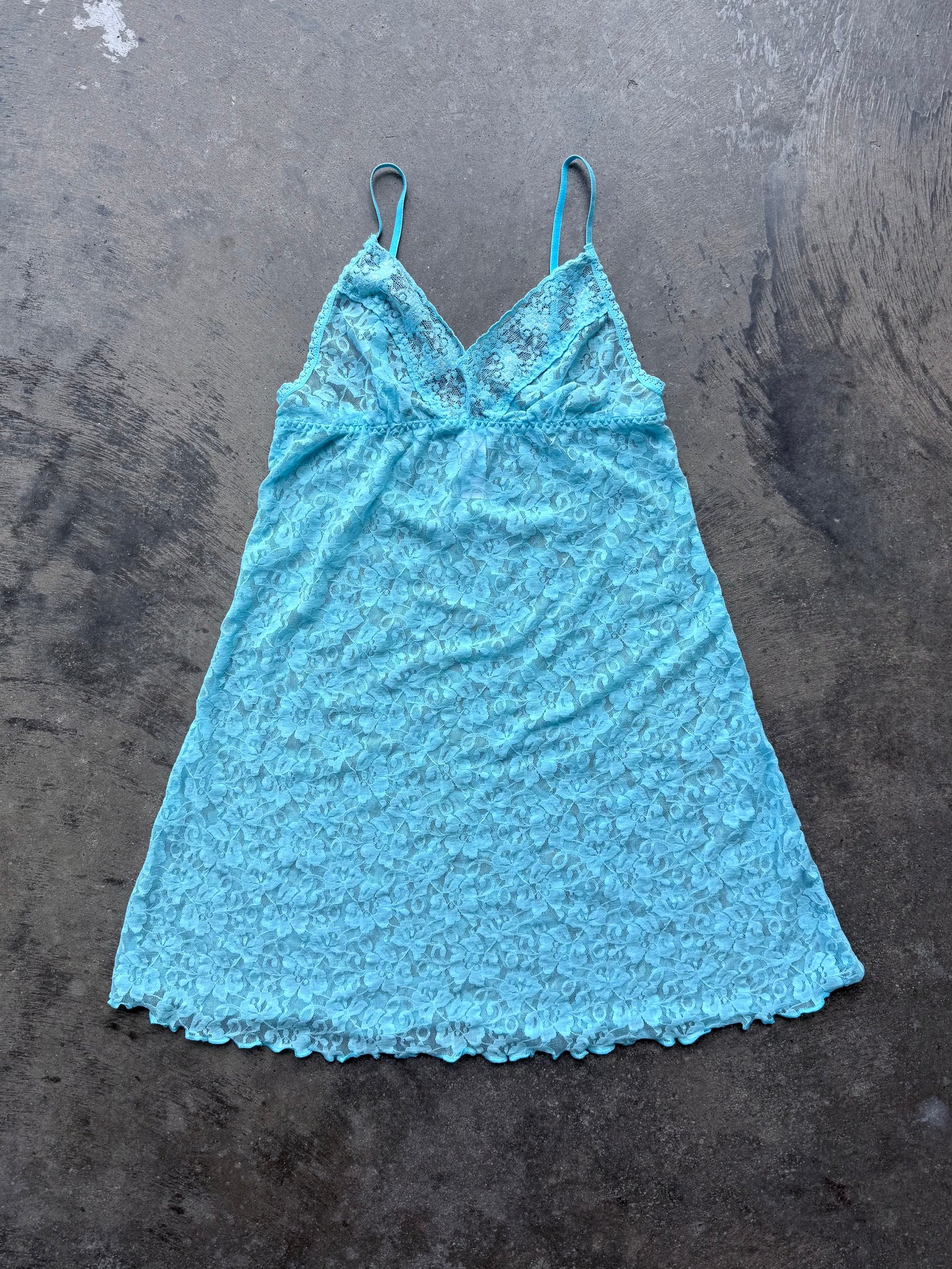 Lace Slip Dress - M
