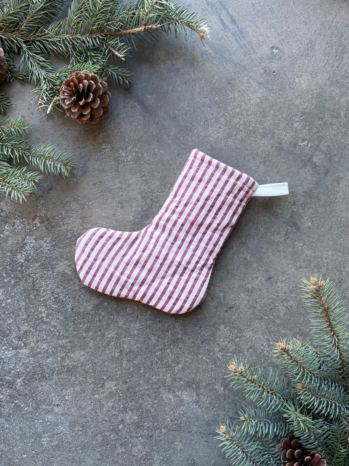 Mini Quilt Stocking