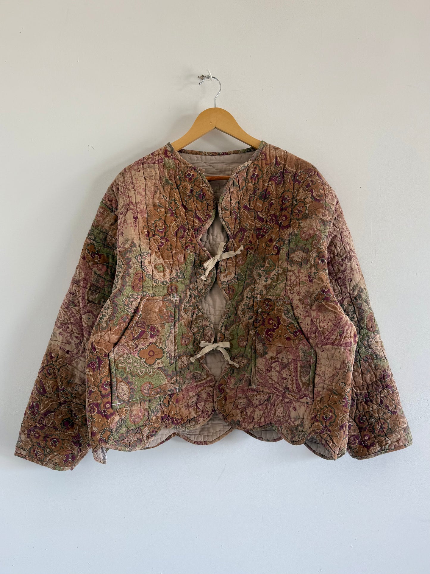 Quilt Tie Jacket - L
