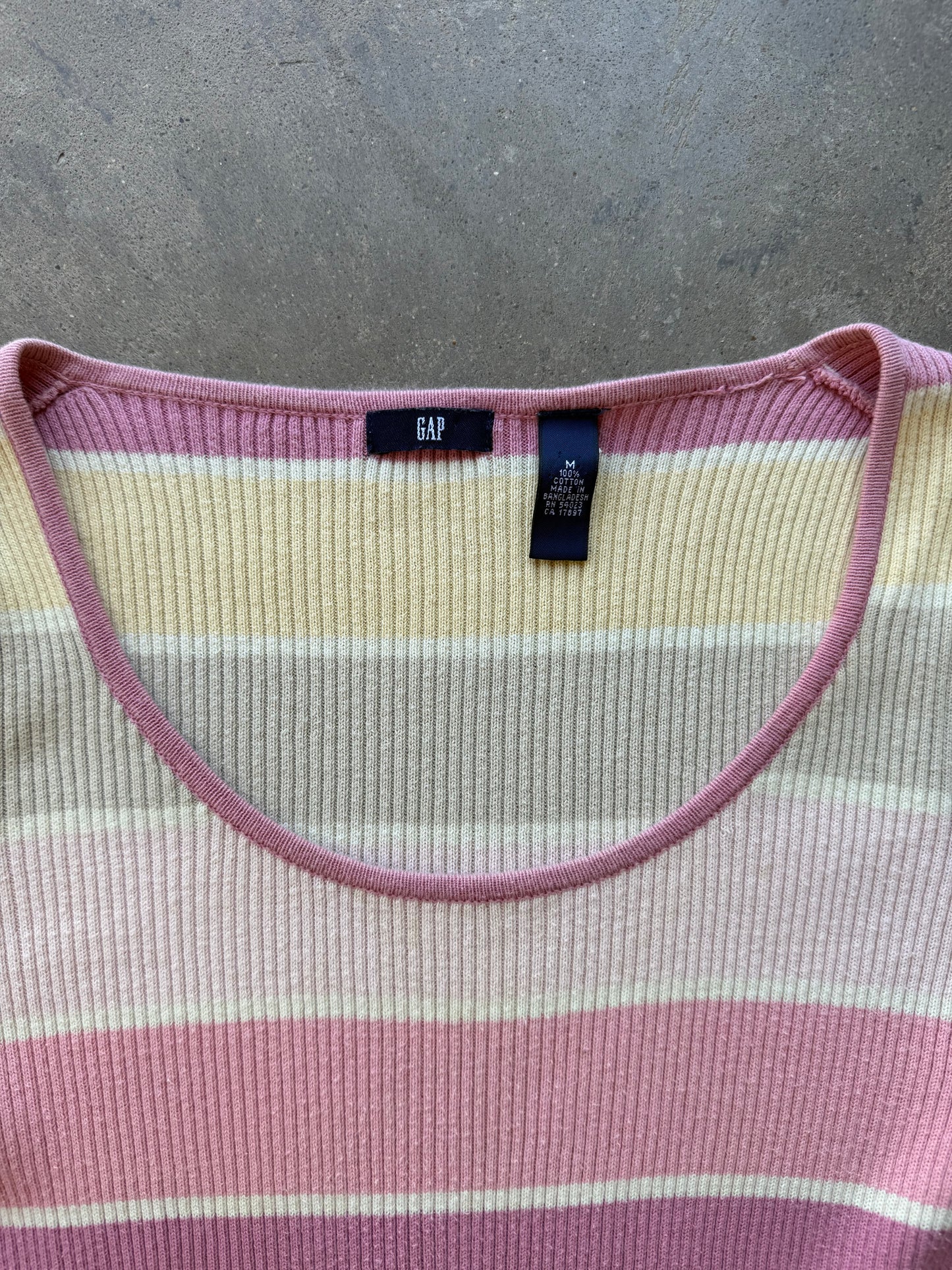 Striped Long Sleeve - M