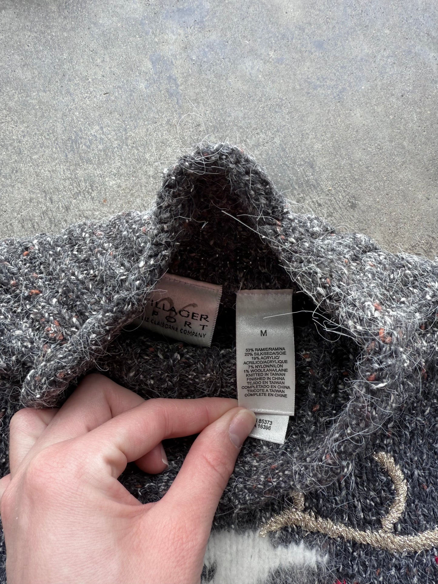 Reindeer Turtleneck - M