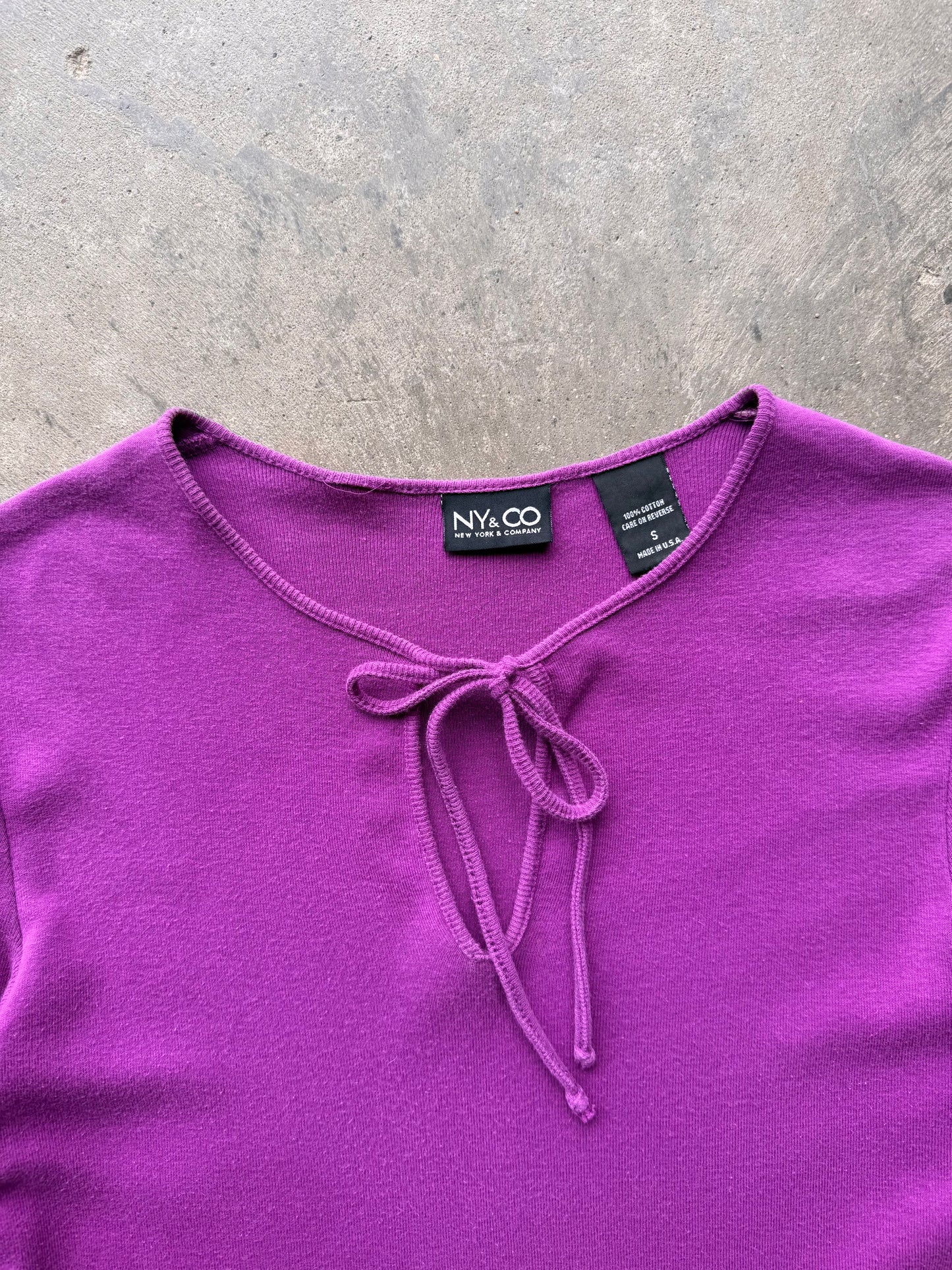 Keyhole Tie Top - S