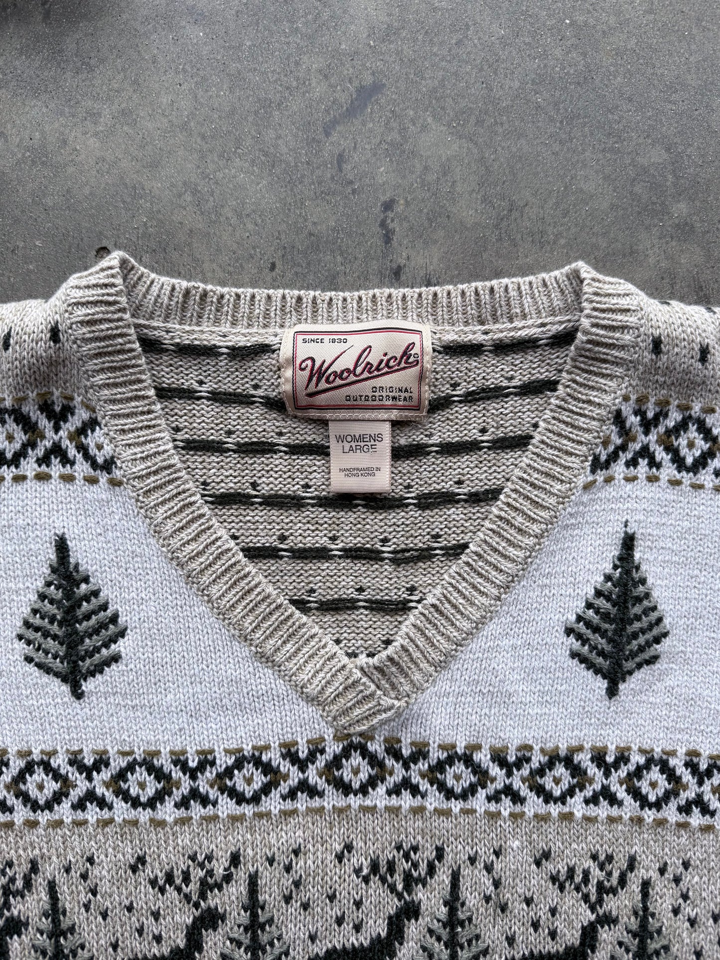 Reindeer Sweater - L