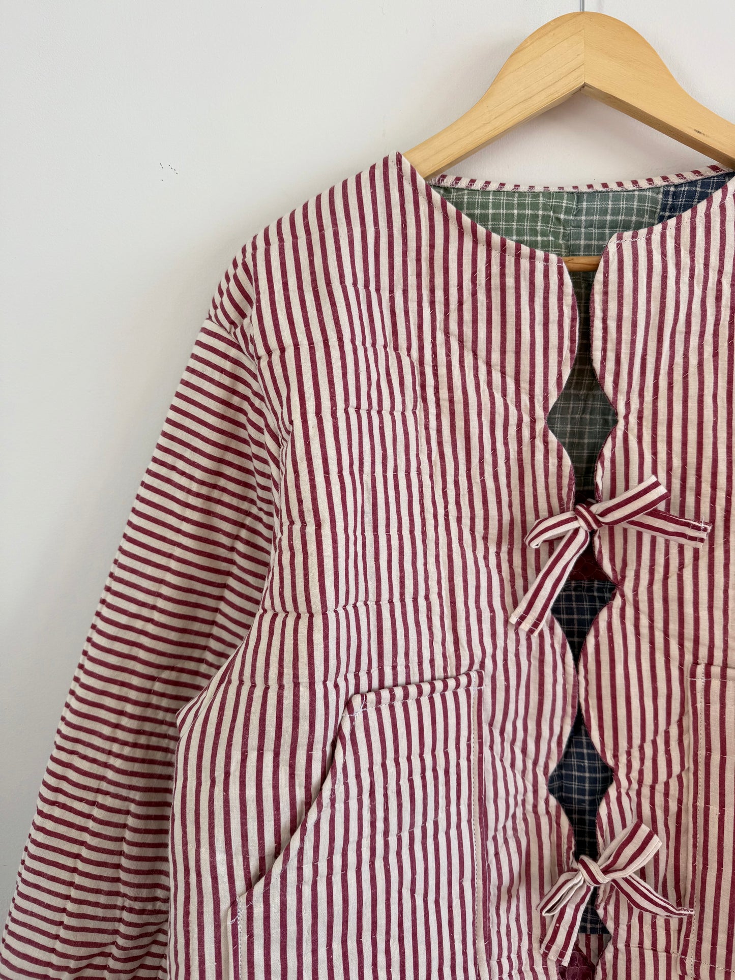 Quilt Tie Jacket - S