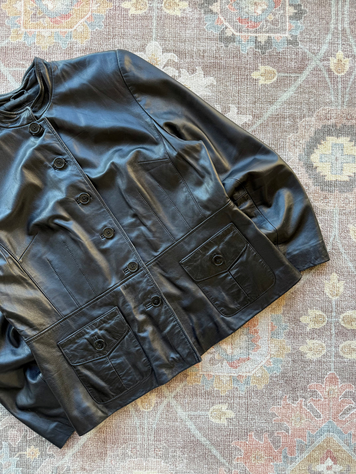 Leather Jacket - L