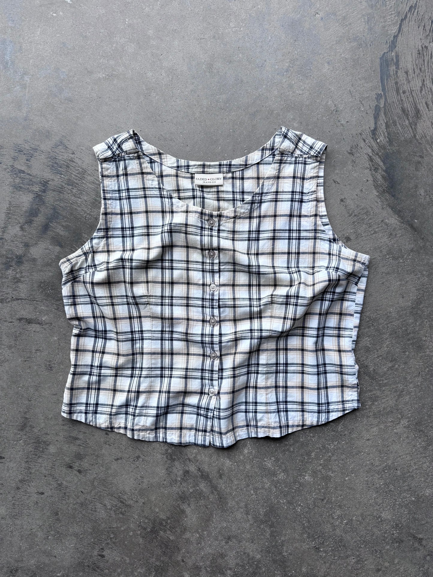 Plaid Tank - XL