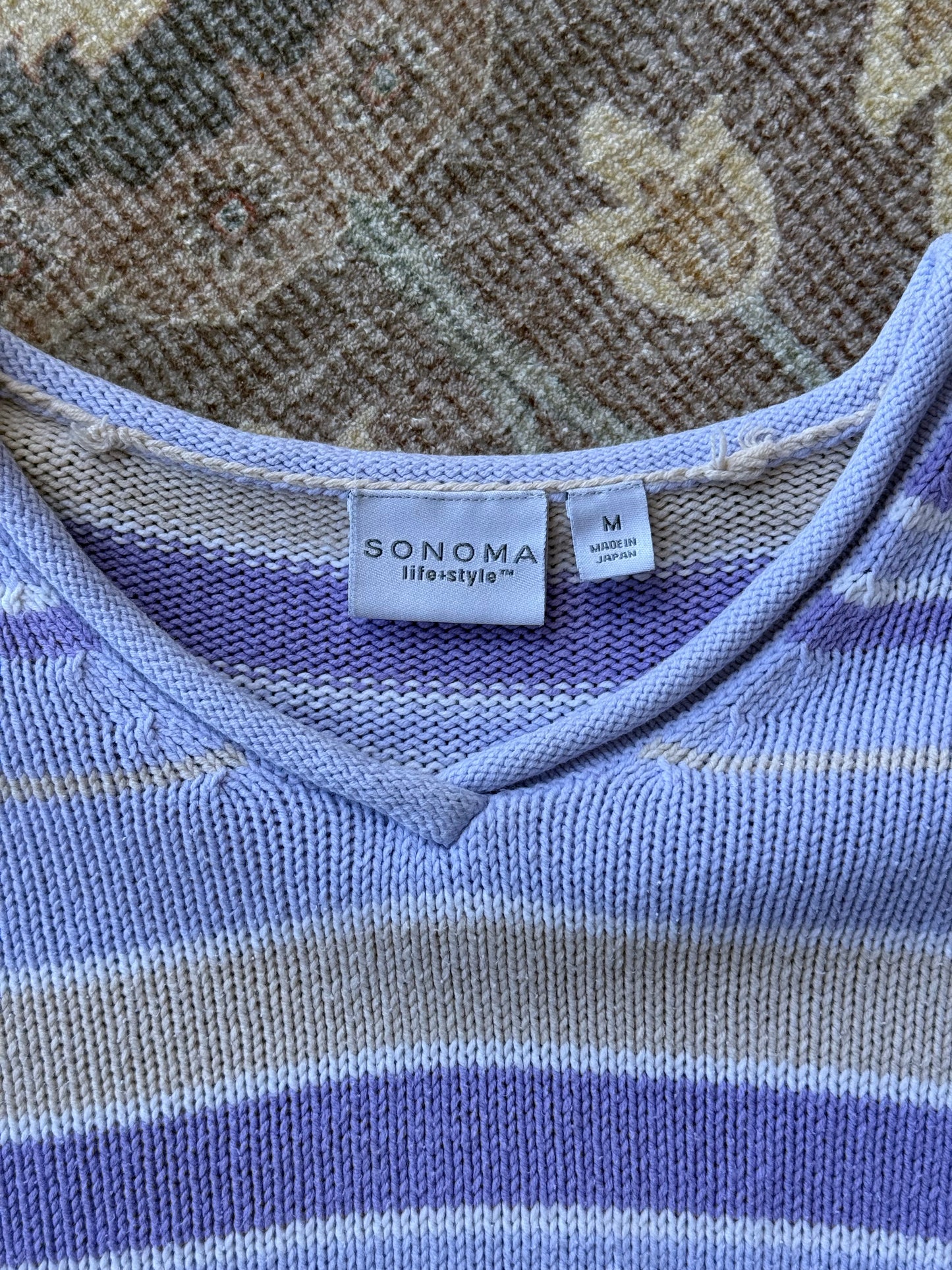 Striped Sweater - M