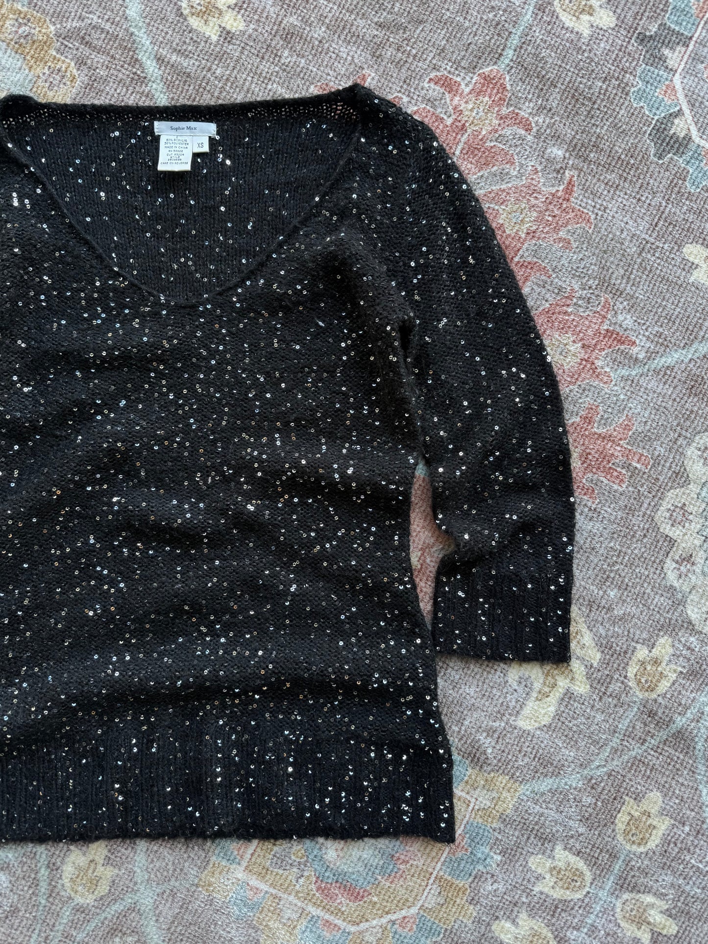 Knit Sequin Top - XS