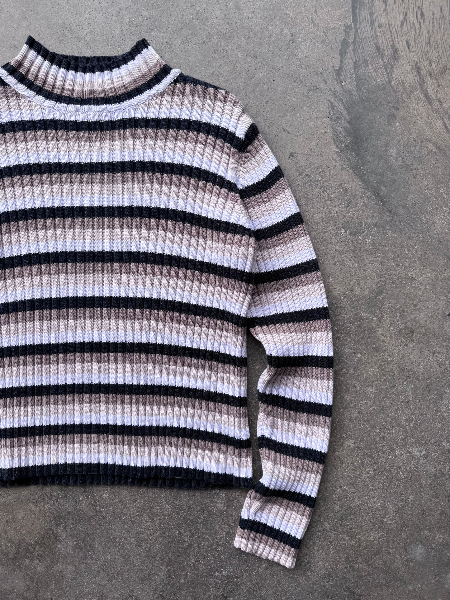 Striped Sweater - L