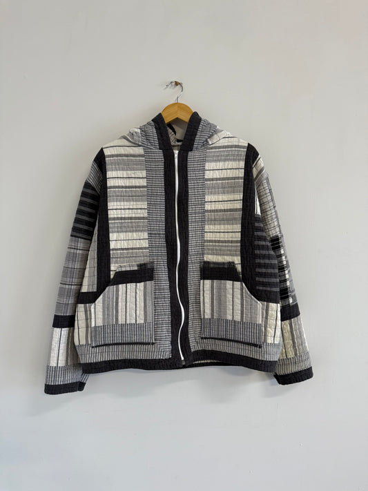 Quilt Hooded Jacket - L