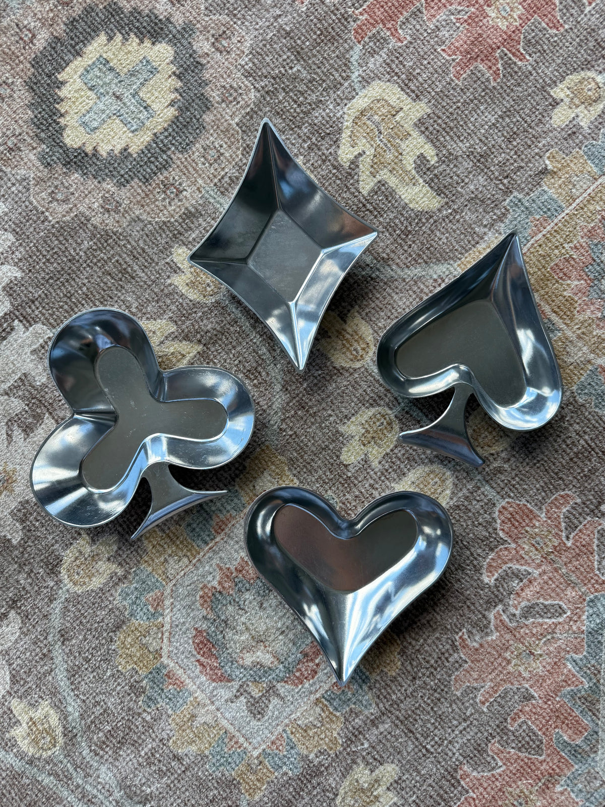 Playing Cards Trinket Dish Set