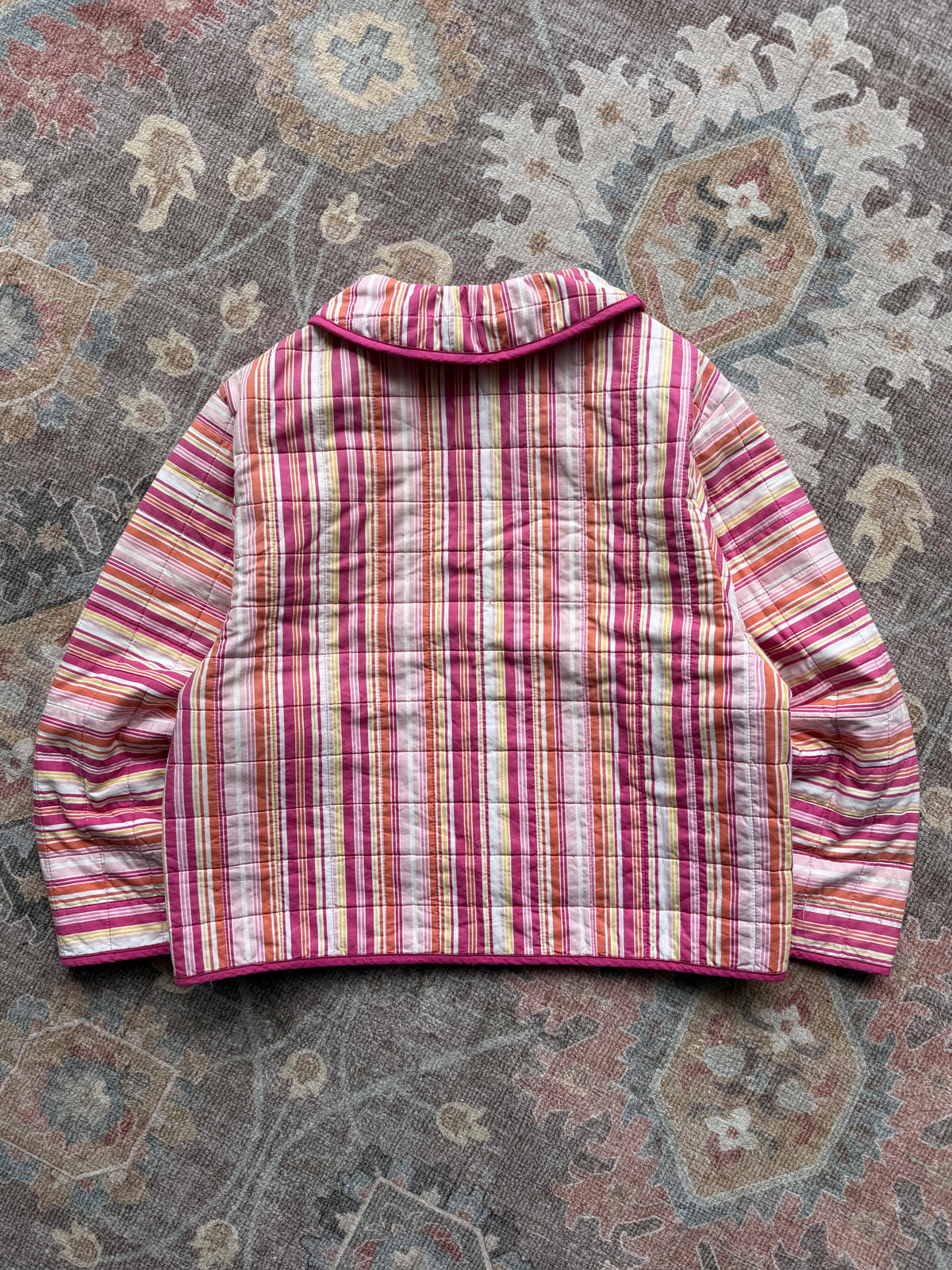 Quilt Snap Button Jacket - M
