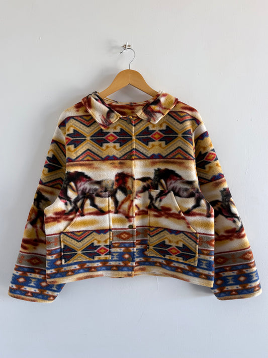 Blanket Button Snap Jacket - S