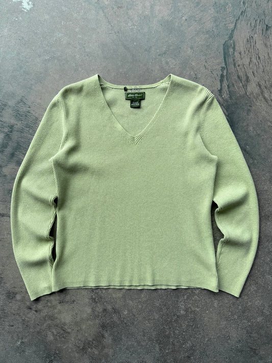 Ribbed Long Sleeve - L