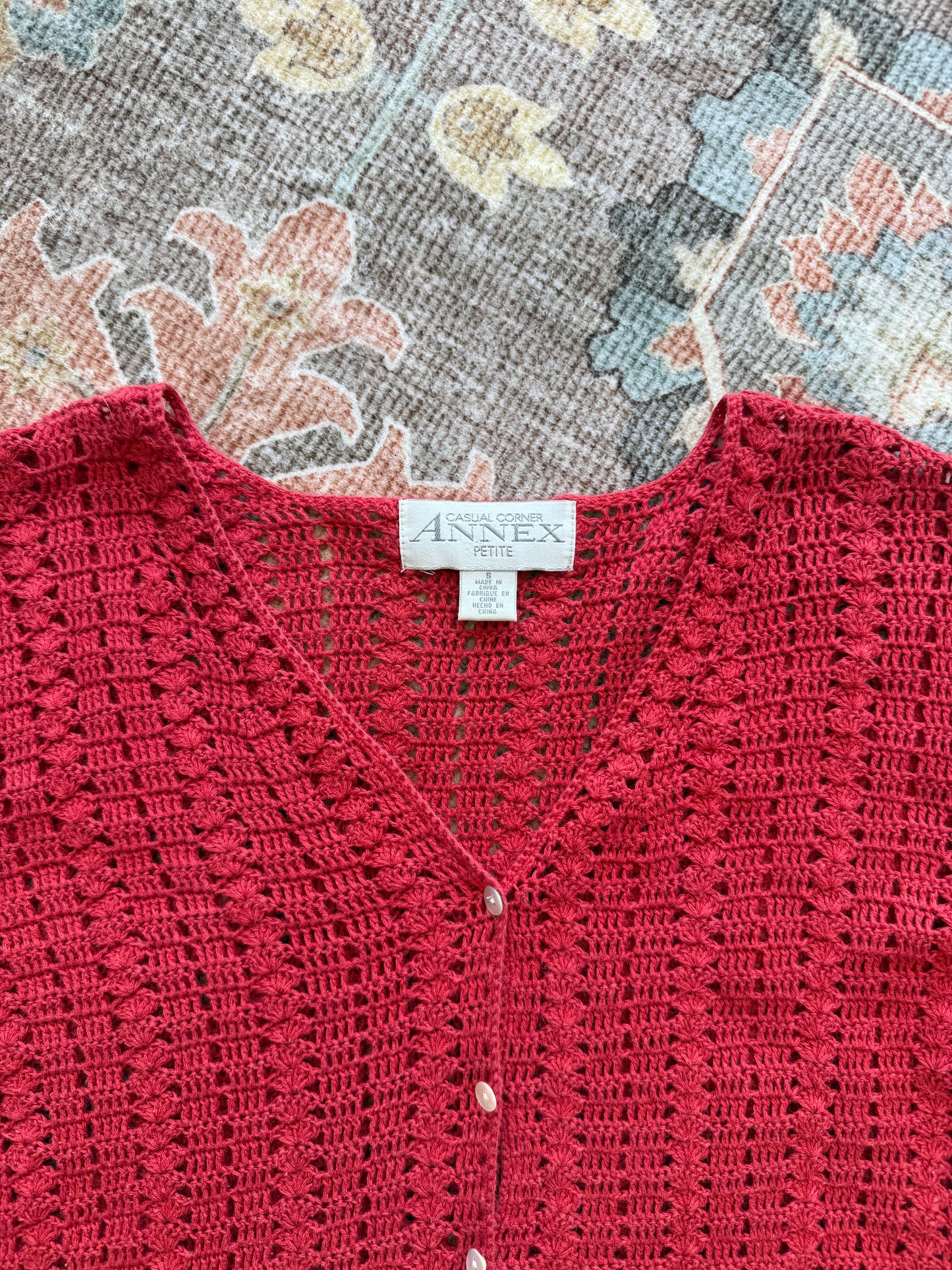 Crochet Cardigan - S