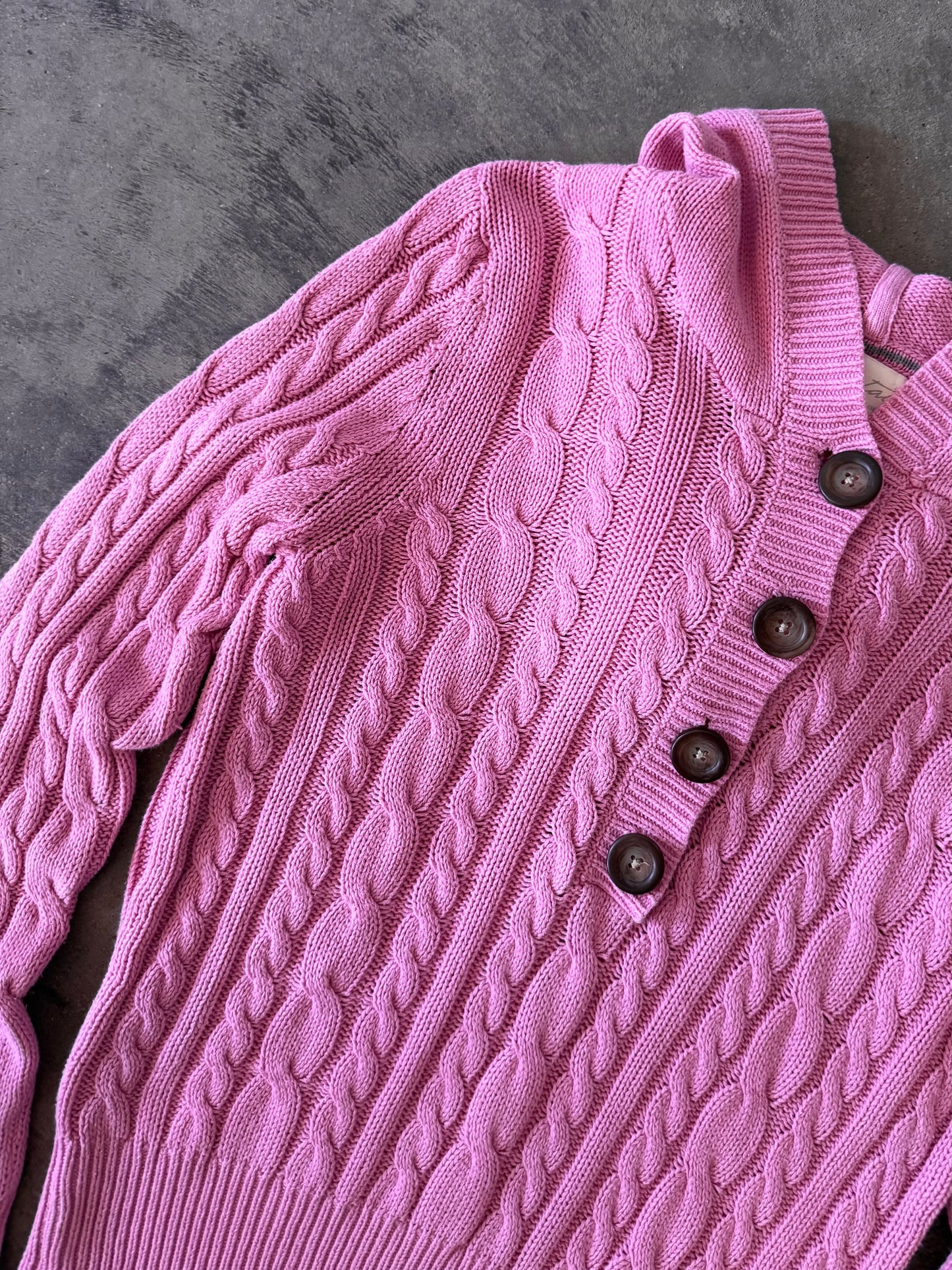 Button Sweater - L