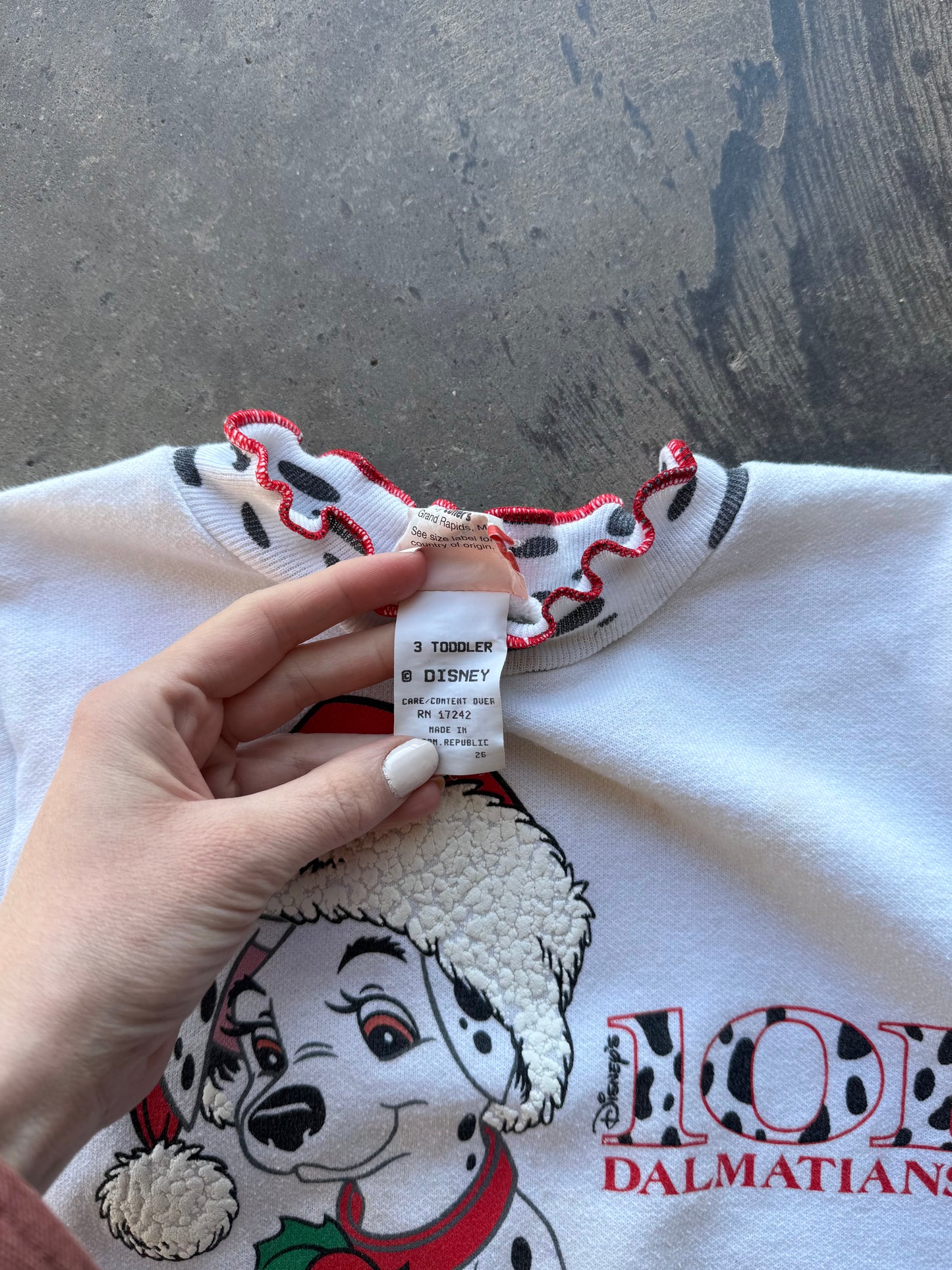 KIDS 101 Dalmatians Crew - 3T