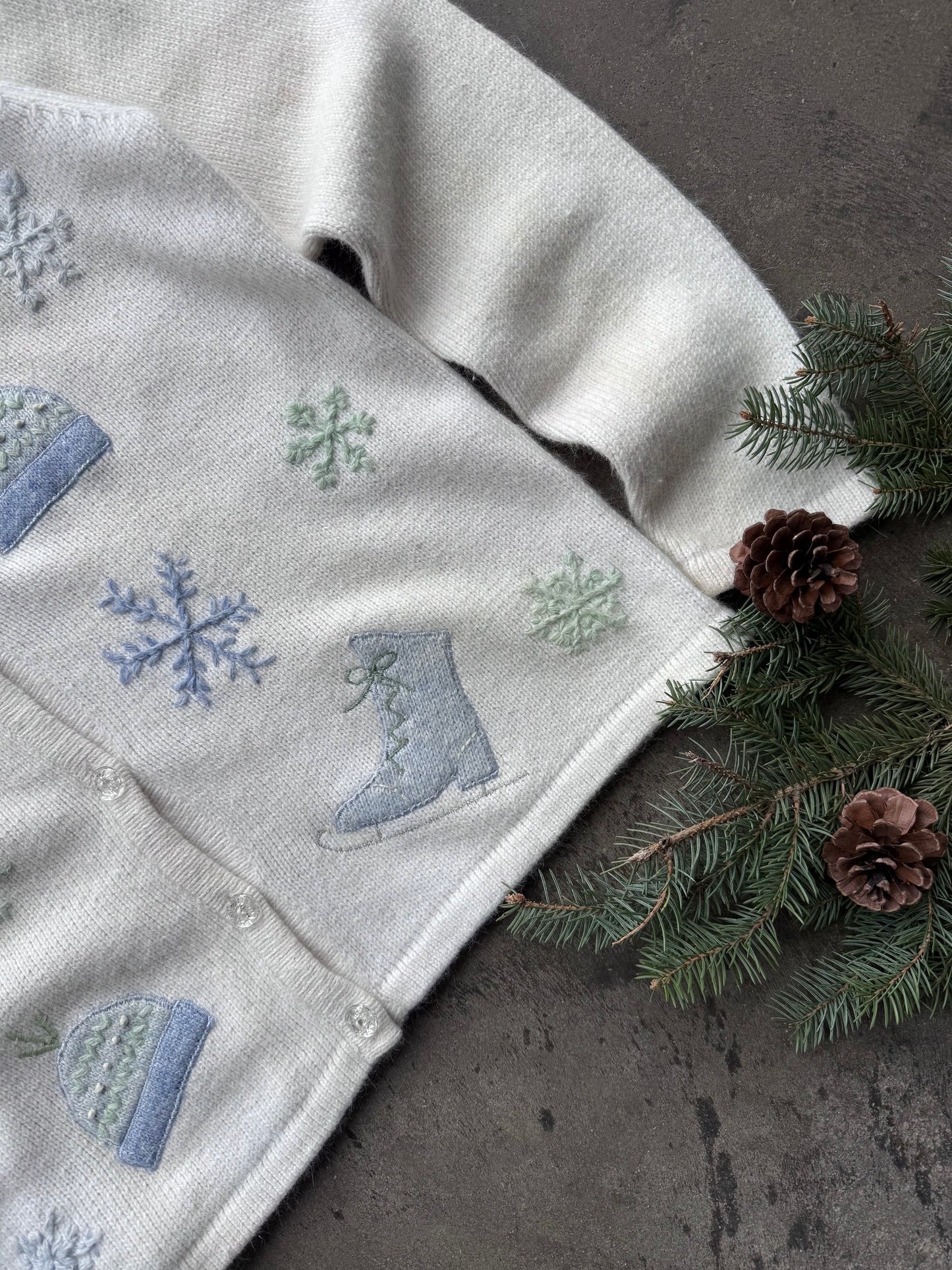 Ice Skates Cardigan - S