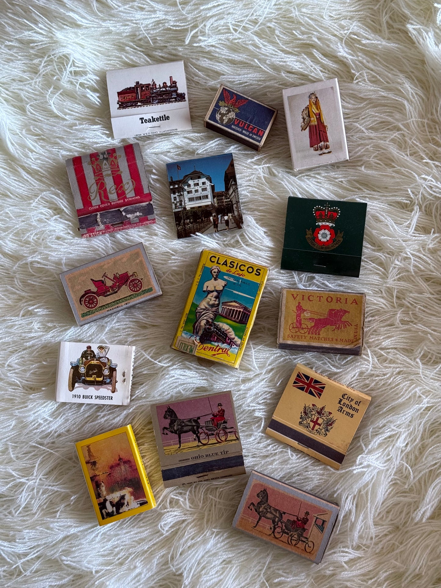 Curated Vintage Matchbooks - Variety 1