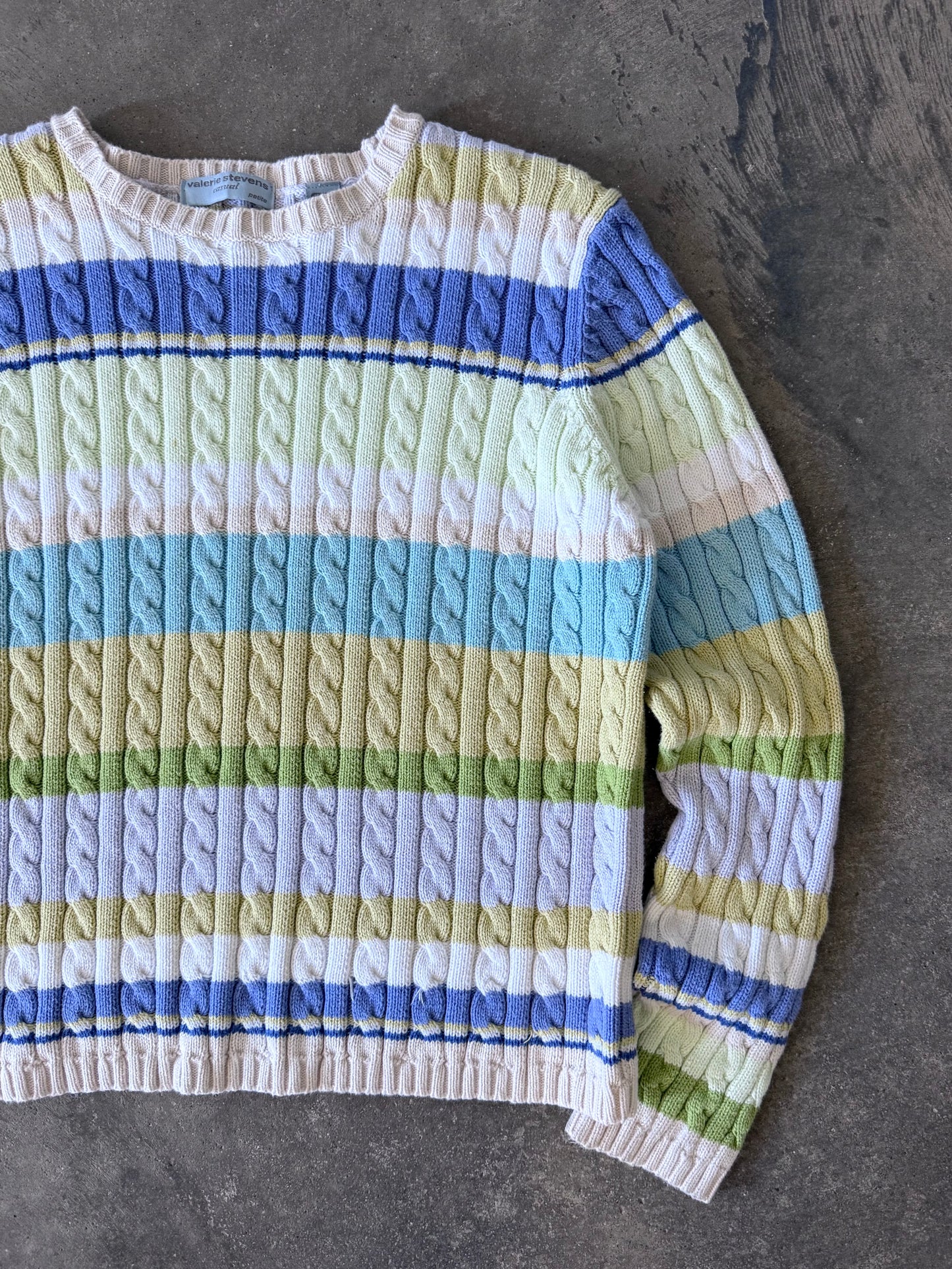 Striped Sweater - L