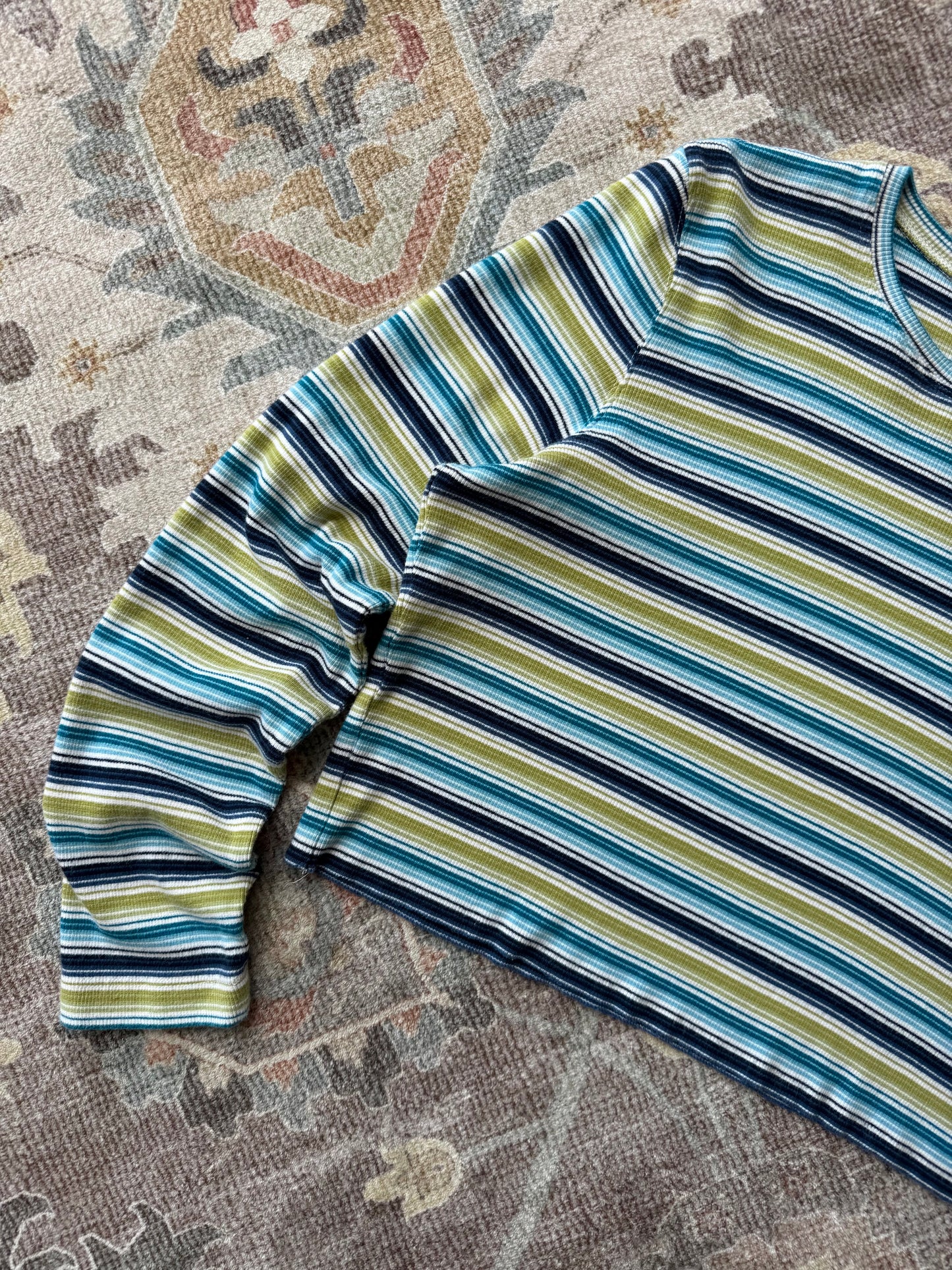 Cropped Striped Top - M