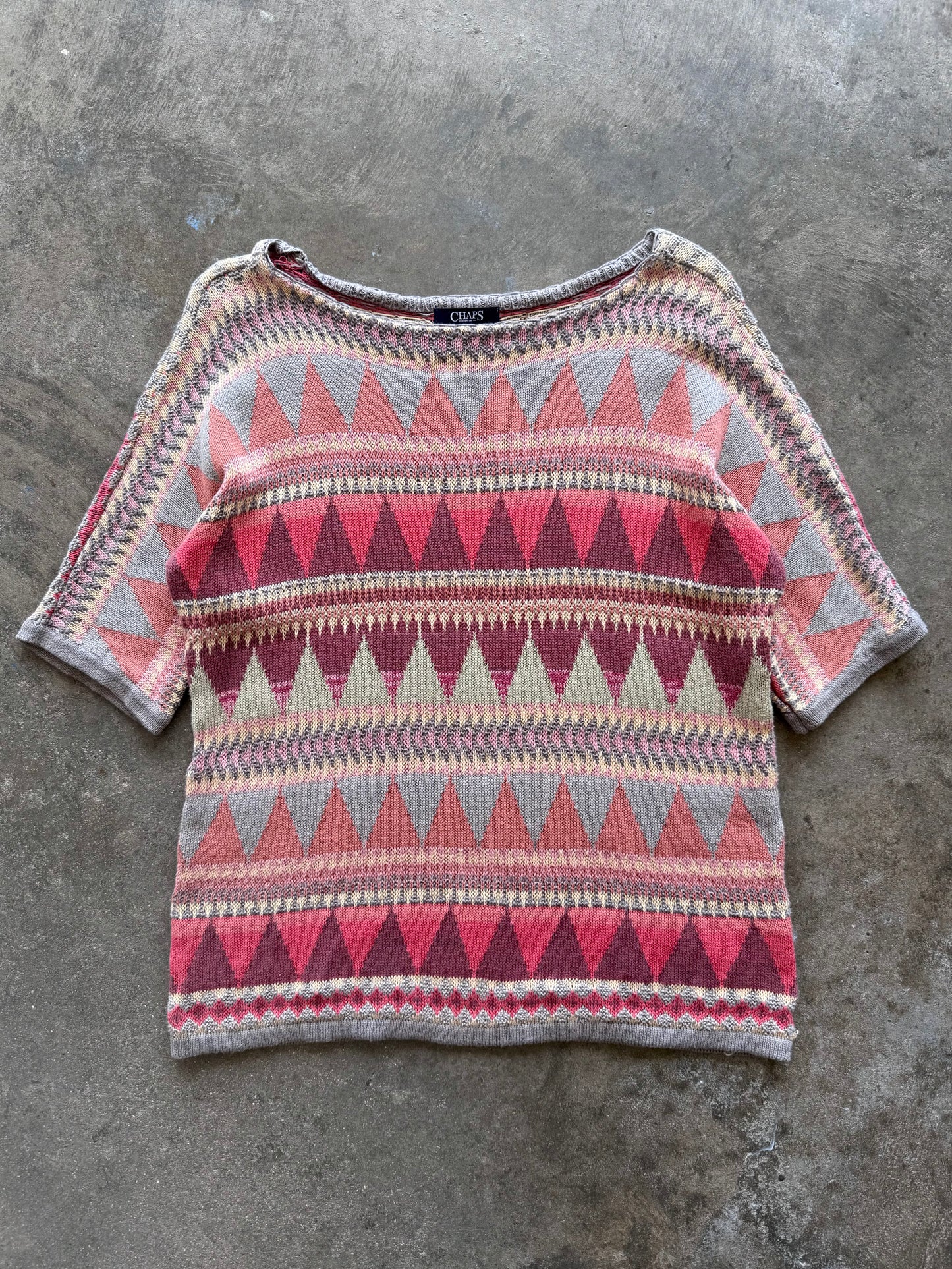 Western Knit Tee - L