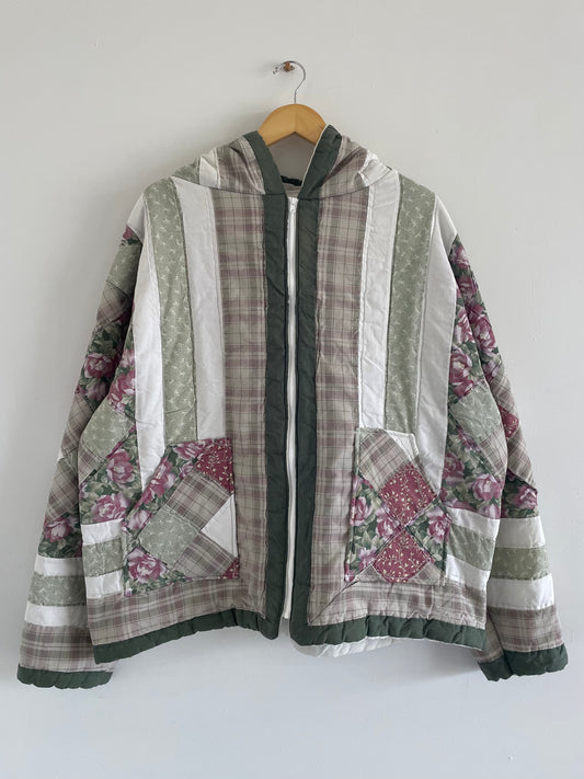 Quilt Hooded Jacket - 2XL