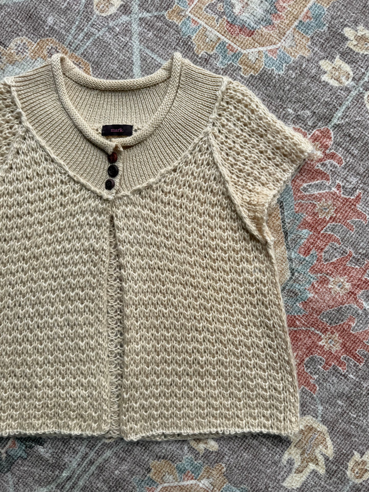 Knit Babydoll Top - L