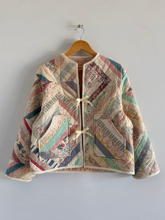 Quilt Tie Jacket - S