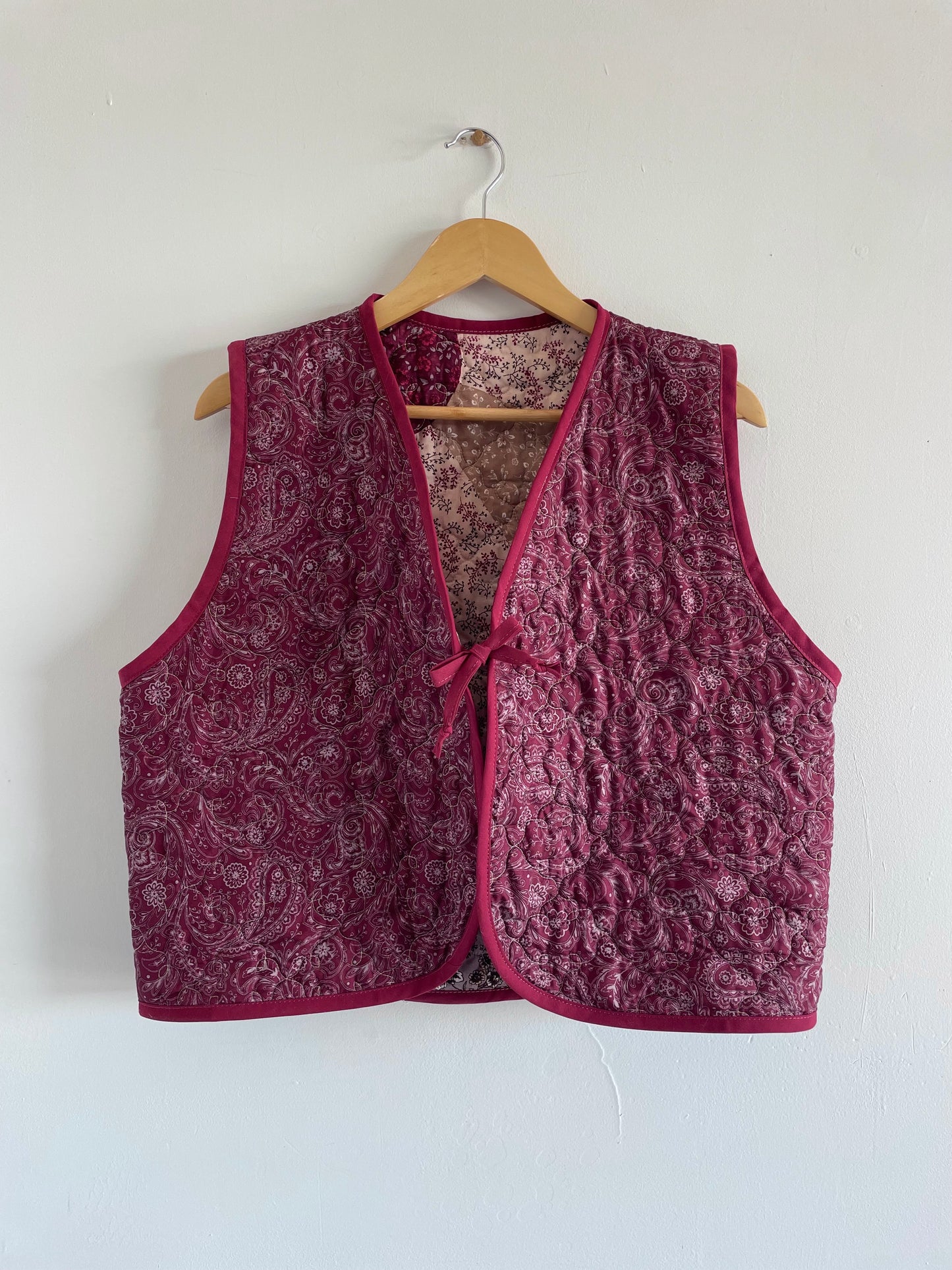 Quilt Tie Vest - XL