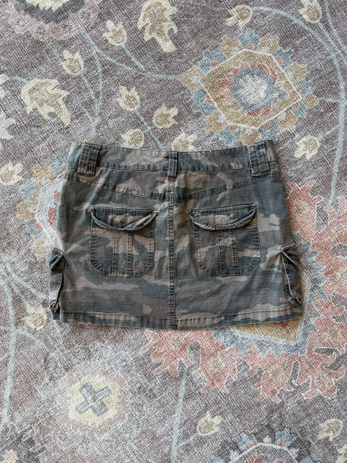 Camo Mini Skirt - 29”