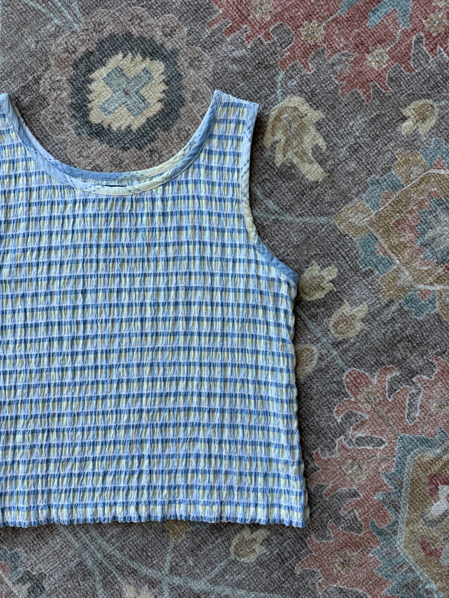 Gingham Tank - M