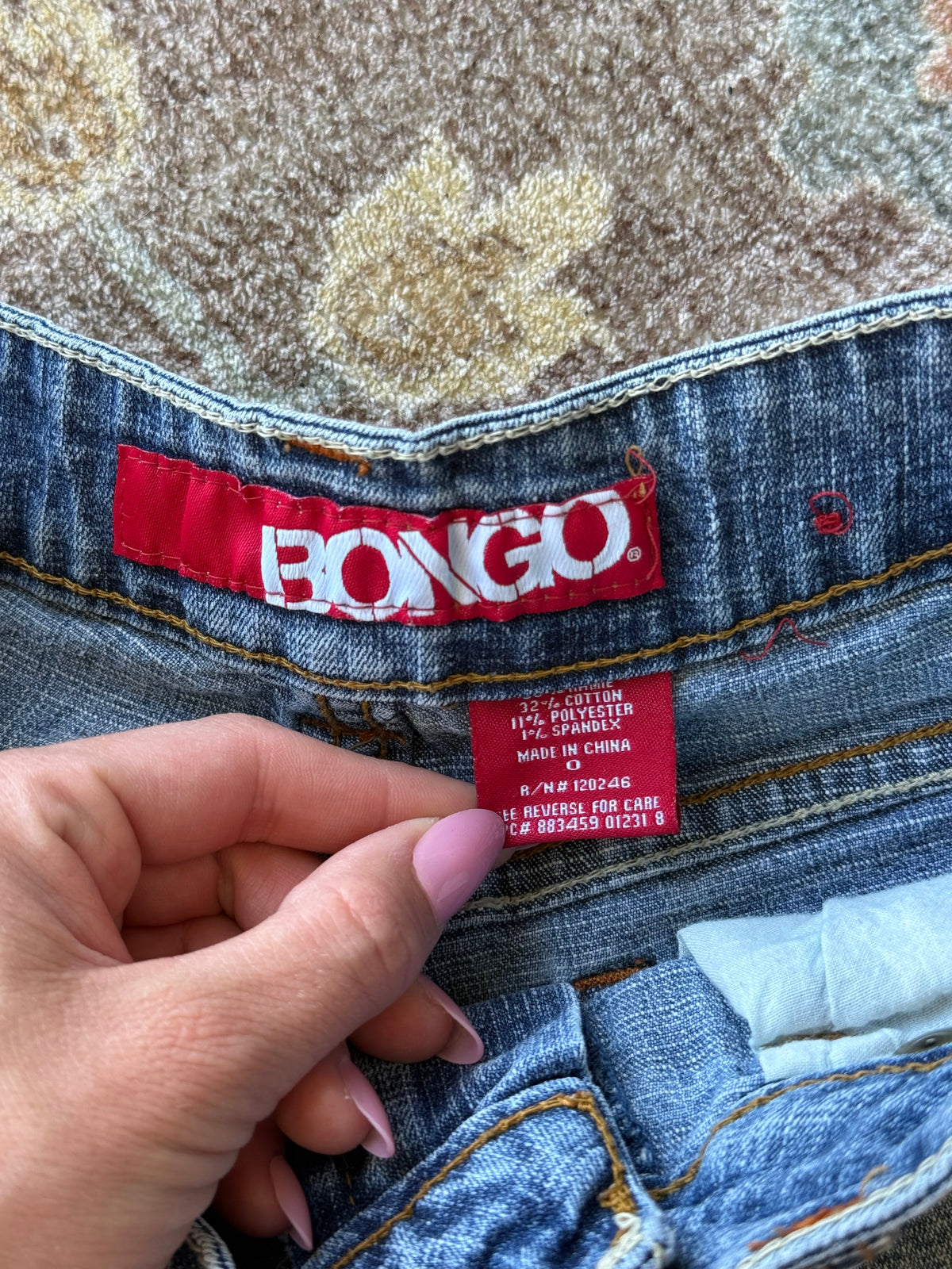 Micro Denim Shorts - 24” x 2”