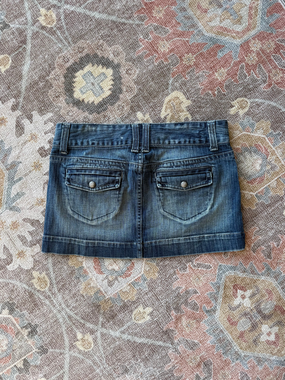 Denim Mini Skirt - 32”