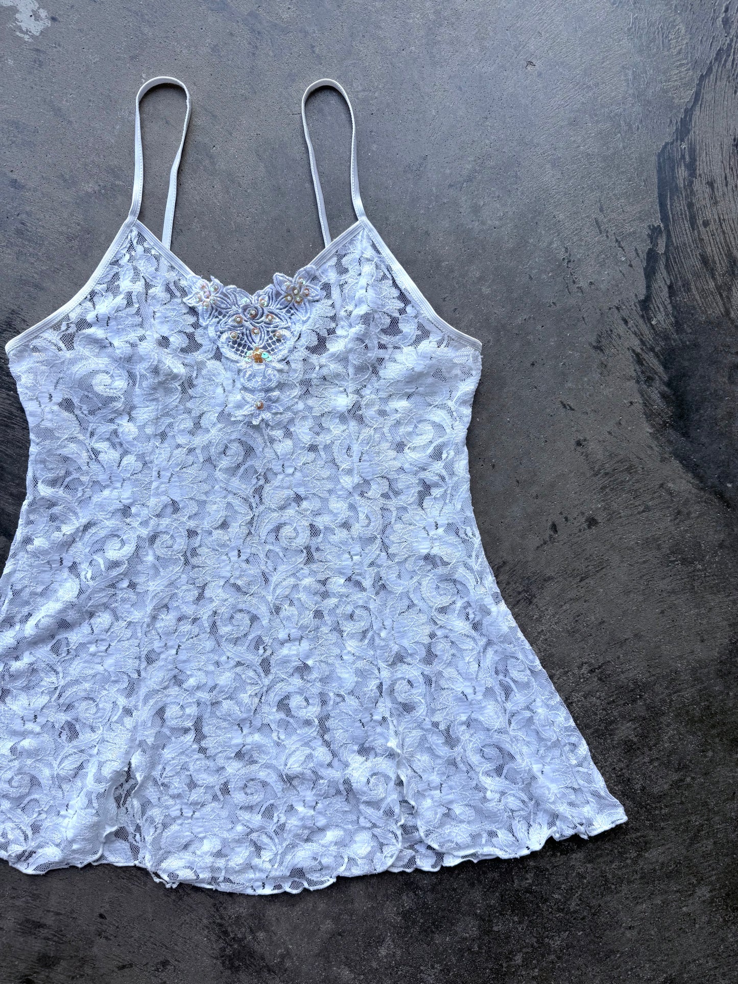 Lace Slip Tank - M