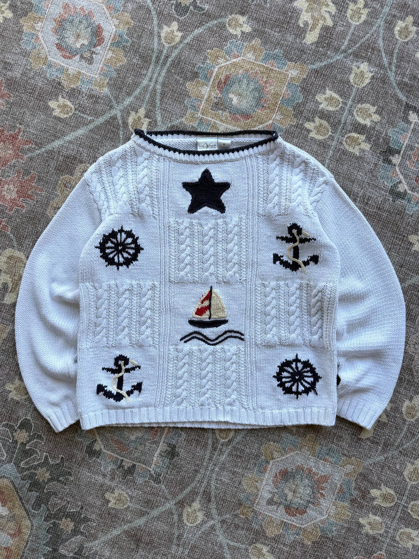 Sailboat Sweater - M