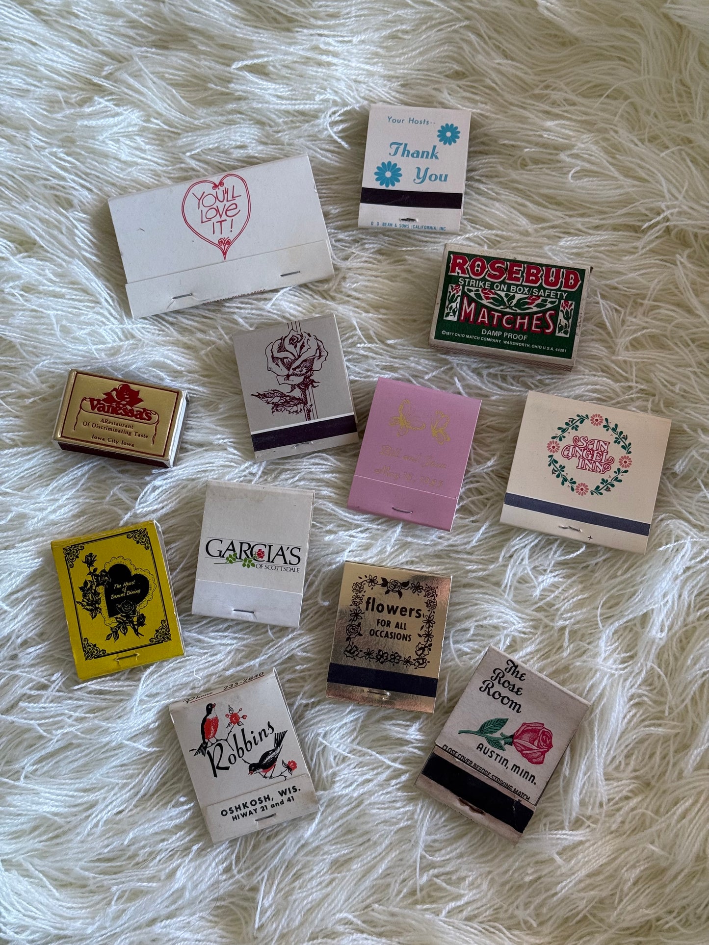 Curated Vintage Matchbooks - Variety 2