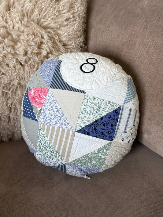 8 Ball Pillow - 13.5”