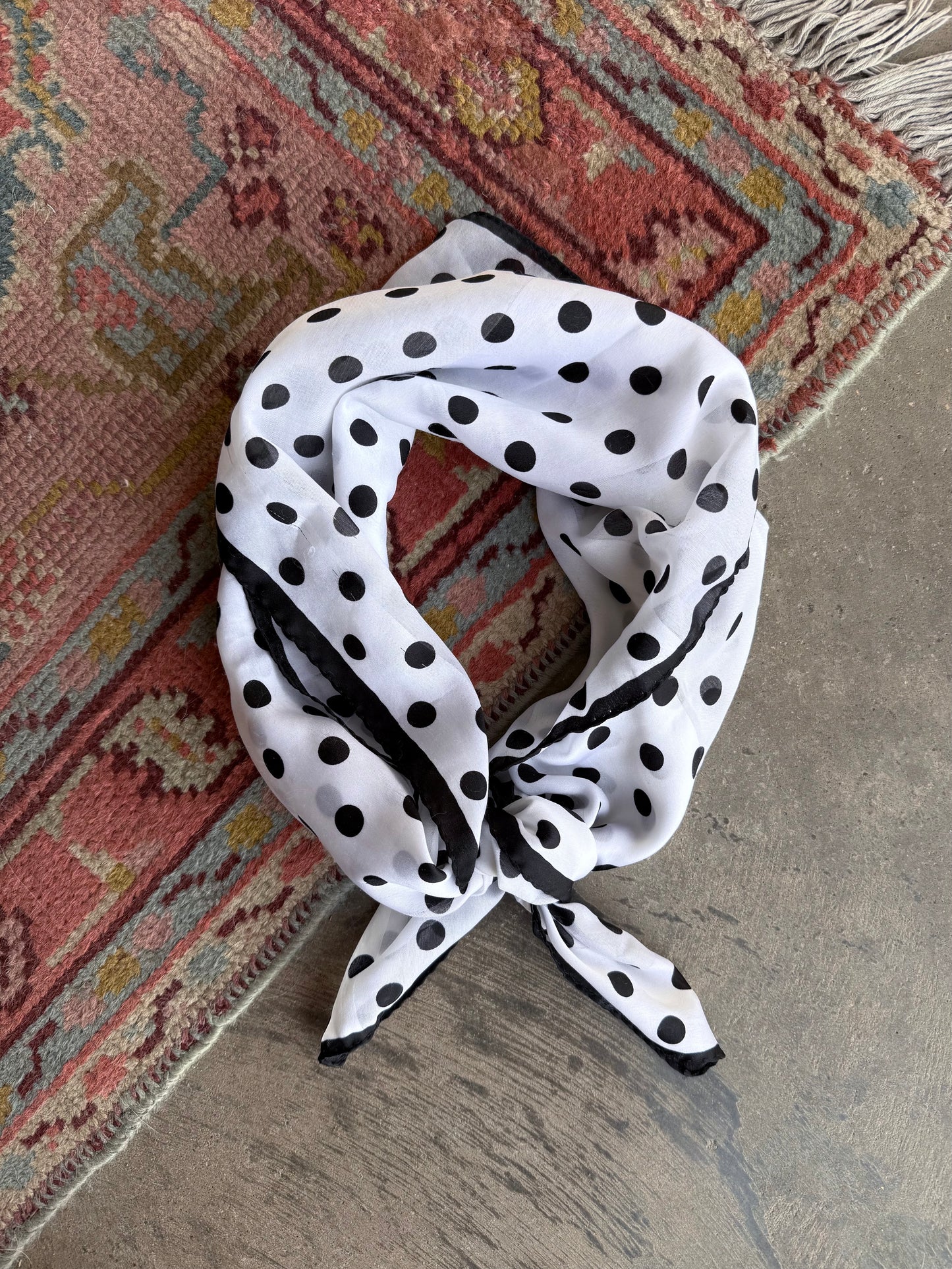 Polka Dot Scarf