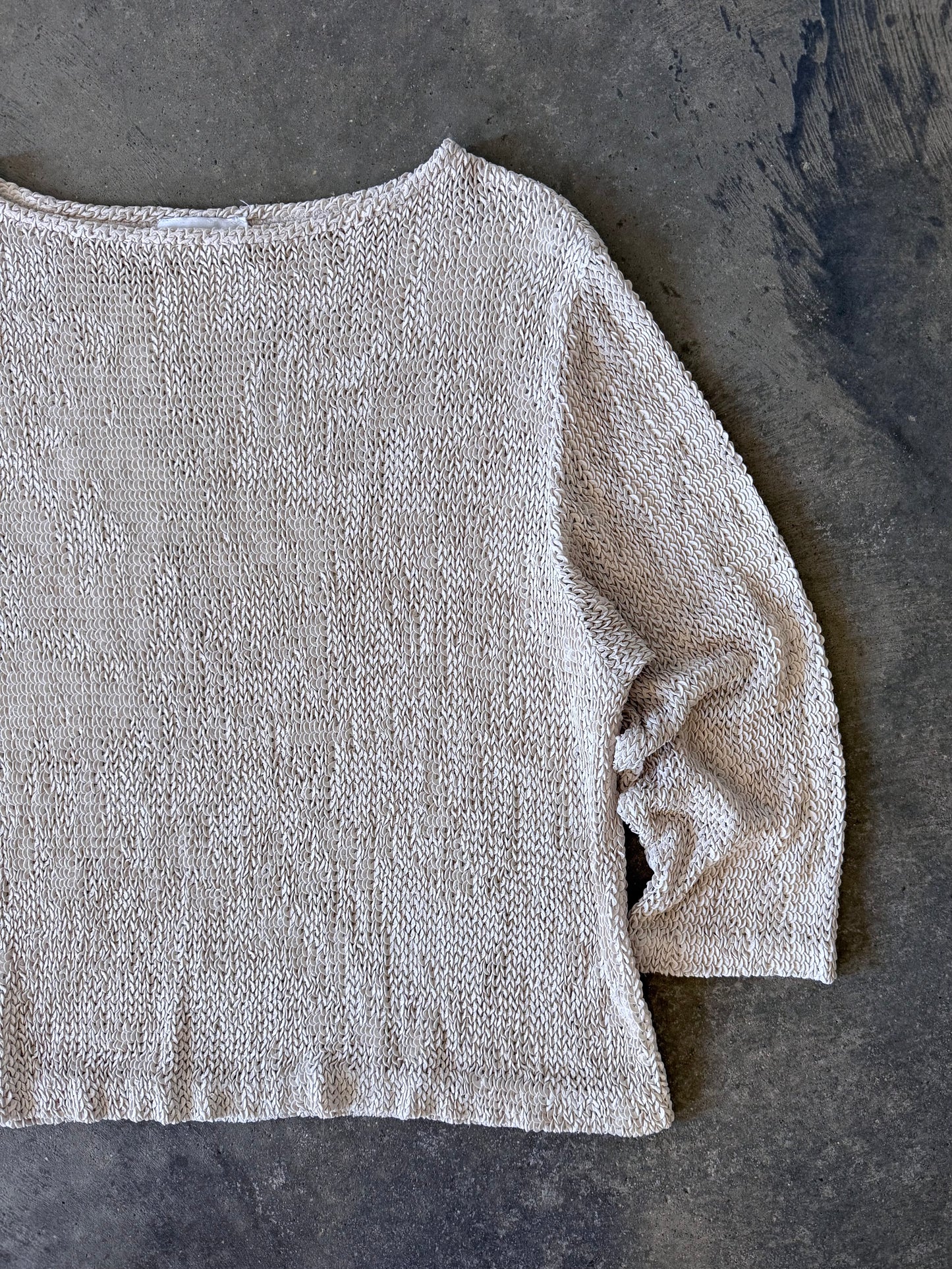 Flowy Crochet Top - L