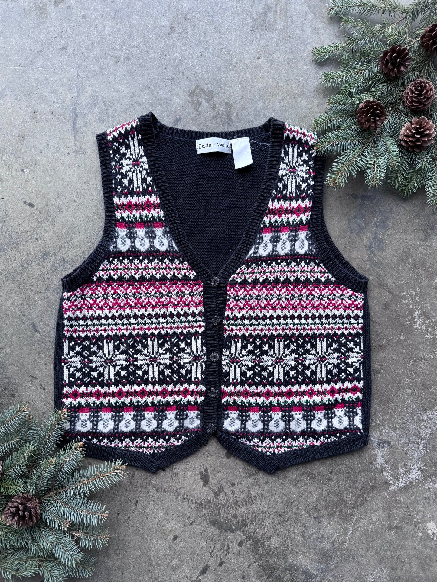 Christmas Sweater Vest - L