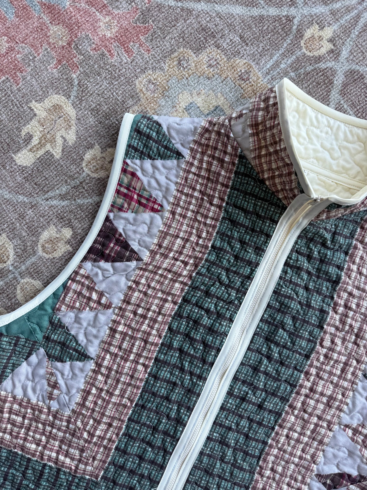 Quilt Zip Up Vest - XL