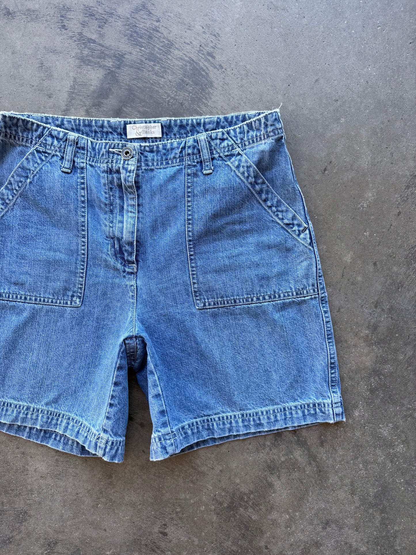 Cargo Denim Shorts - 29x6